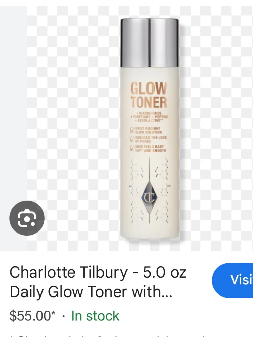 Charlotte Tilbury Glow Toner - Pearly White Daily Radiant Glow